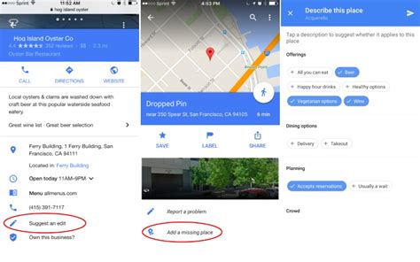 Suggest edits to a place in search results .